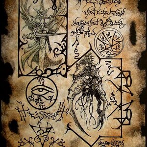FORMULES JOJ Cthulhu GN Necronomicon Scrolls dark occult sorcellerie magick