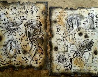 CTHULHU INCANTATIONS larp Necronomicon lovecraft monsters occult horror dark art