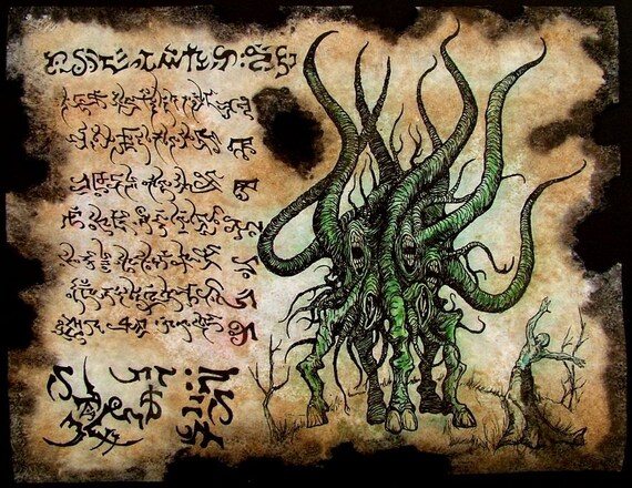 SPAWN of SHUB NIGGURATH Necronomicon Fragments Cthulhu Larp