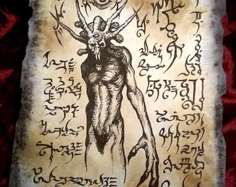 SHADOW DEMON cthulhu larp Necronomicon Fragment occult magick
