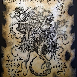 Cthulhu larp SHOGGOTH Necronomicon occult witchcraft horror steampunk magic image 2