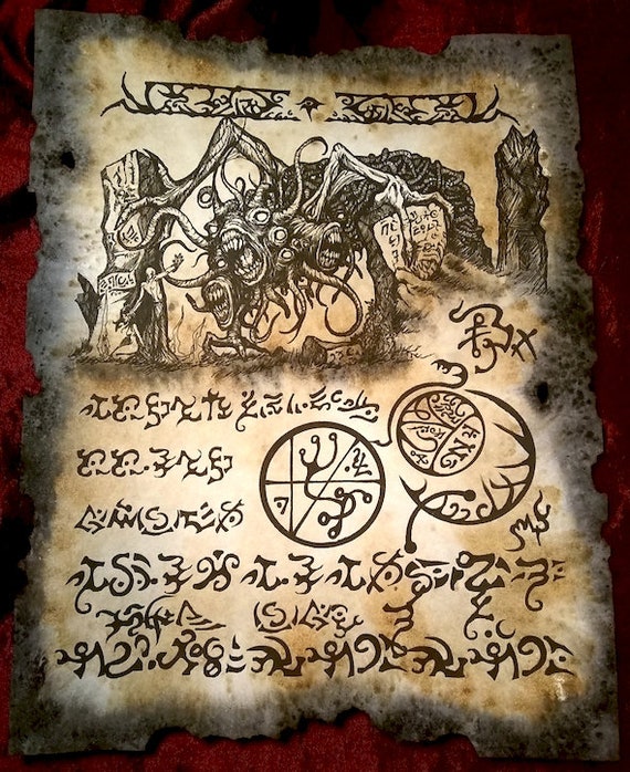 YOG SOTHOTH RITUAL Cthulhu Larp Necronomicon Fragment Occult
