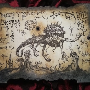 Fragment de Necronomicon de l'apparition de DAGON