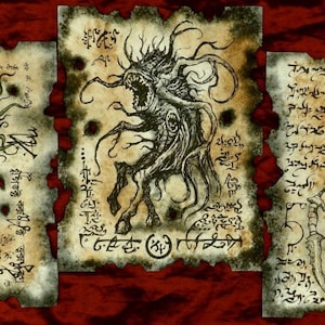 CULT of SHUB NIGGURATH Necronomicon fragments cthulhu larp lovecraft cosplay horror monster art