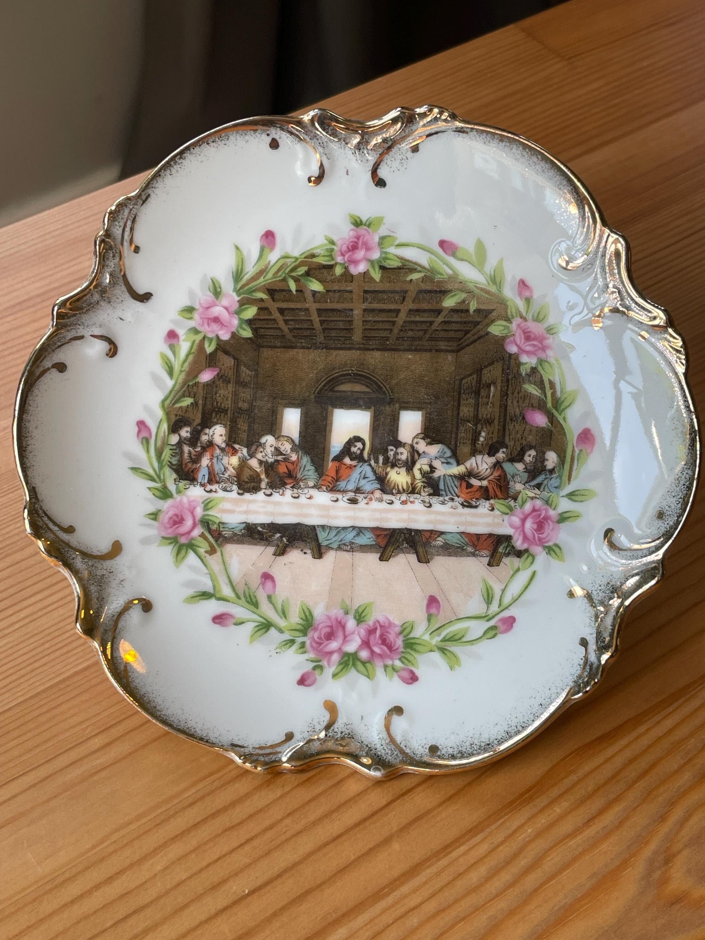 RARE SUPERBE ANCIENNE ASSIETTE signée NEVERS MONTAGNON décor CHINOIS 18