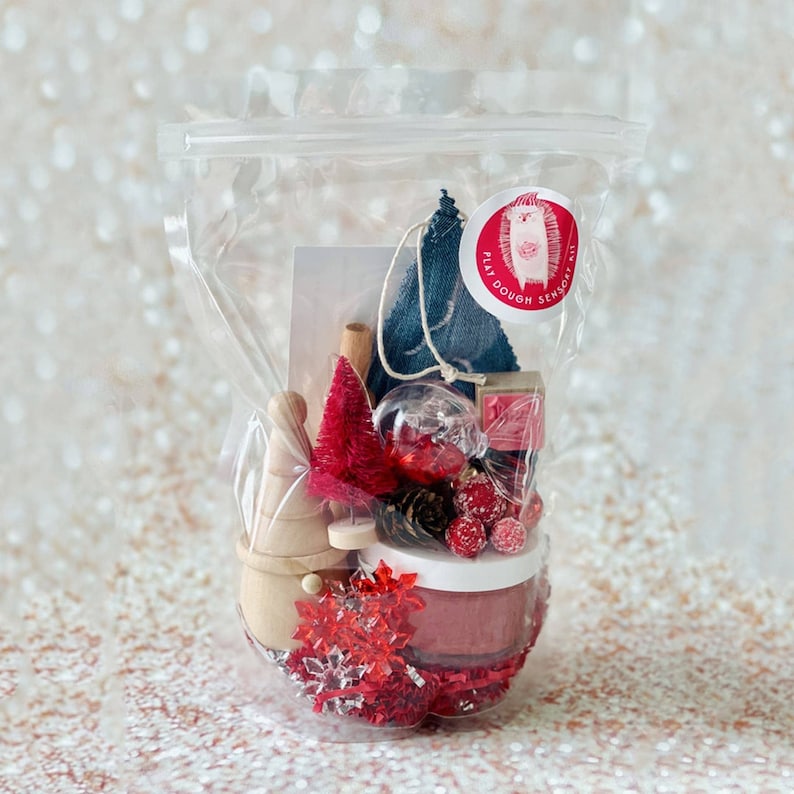 peppermint scented play dough Christmas kit for kids