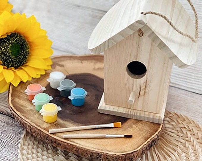 Birdhouse Craft Kit, Crafts for Kids, Wood Craft Kits, Paint Your Toy