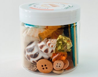 Ocean Sensory Jar: 27-pc Play Dough Activity Kit