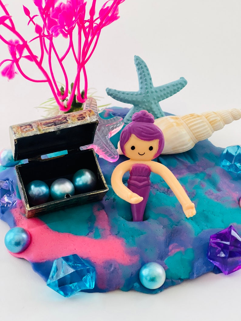 mermaid playdough kit