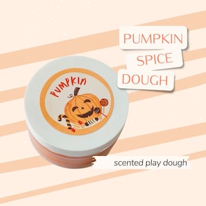 Pumpkin Spice Play Dough, Scented Play Dough, Squishy Dough, Play Dough Kit, Sensory Bin Filler, Sensory Friendly, Open Ended Play