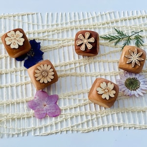 nature play dough stamps for kids