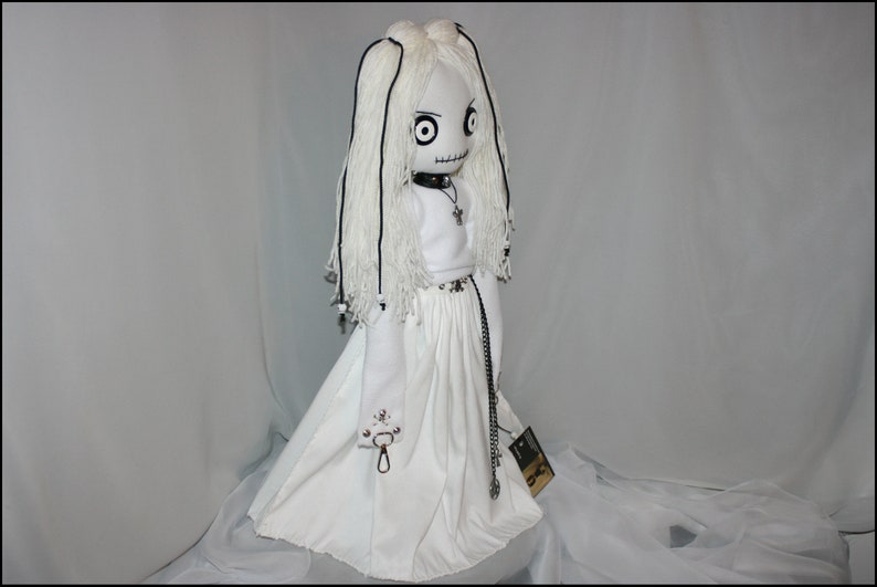 OOAK Spooky Psycho Ghost Dead Rag Doll Straight Jacket Creepy Gothic ...