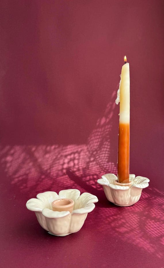 Floral Candle Holder