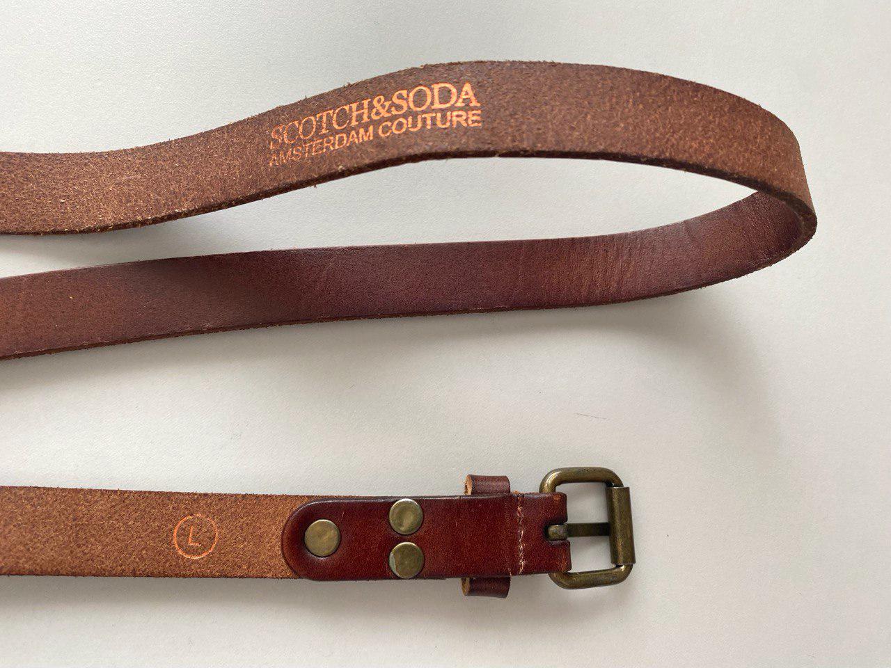 Vintage Scotch & Soda Brown Leather Belt il_fullxfull.3902772853_1w2v.jpg main image 4