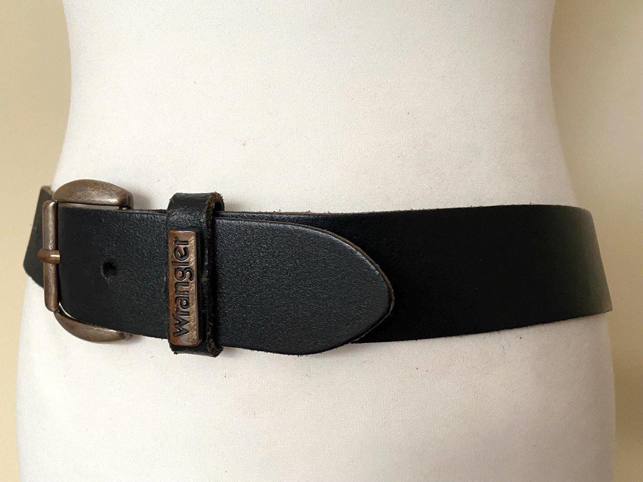 Vintage 80s 90s WRANGLER Leather Belt Western Jeans Leather Belt Vintage 80s 90s WRANGLER Leather Belt Western Jeans Leather Belt
