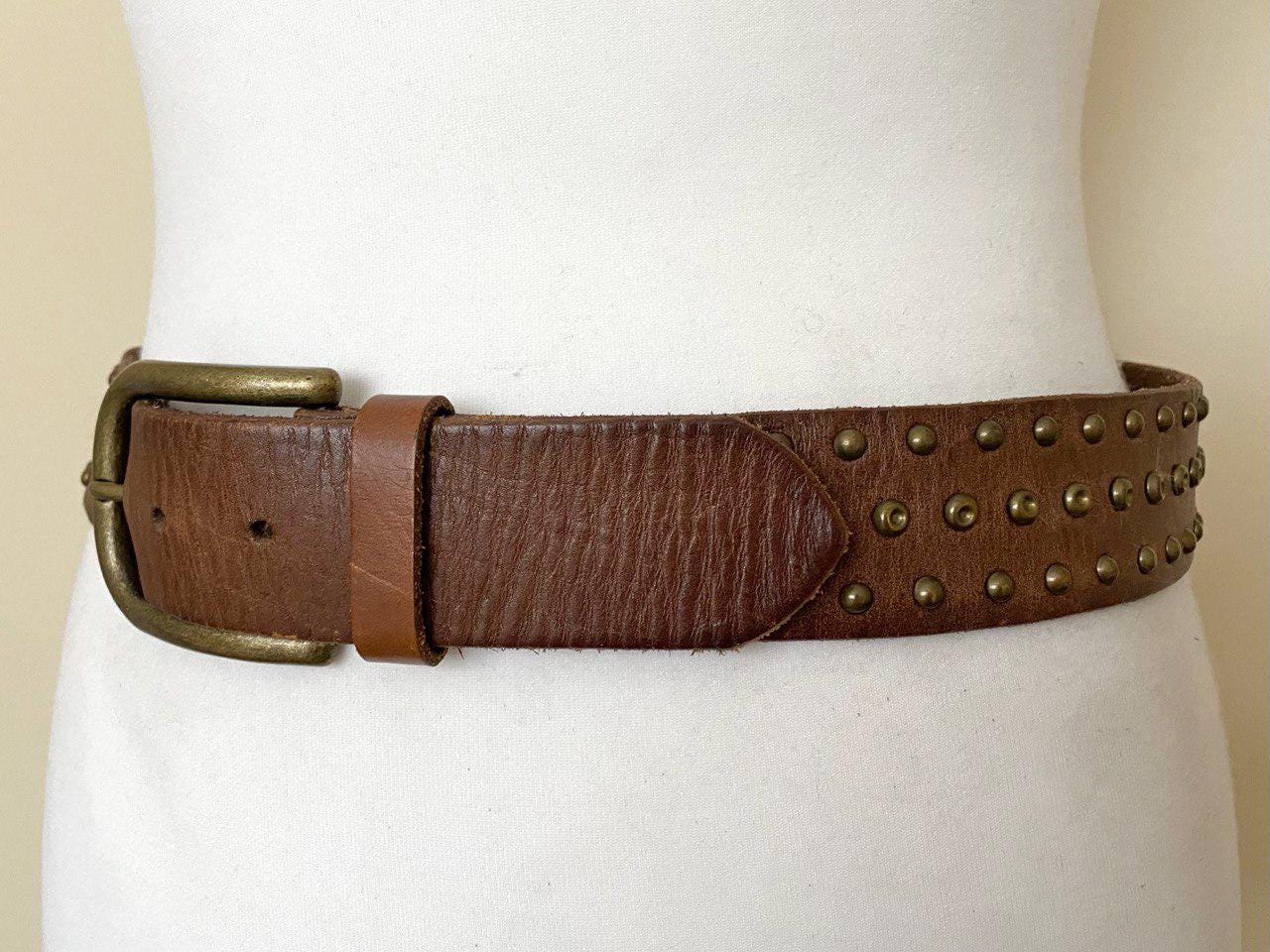 Liebeskind Berlin Leather Studded Skinny Belt Liebeskind Berlin Studded Belt - Etsy main image 4