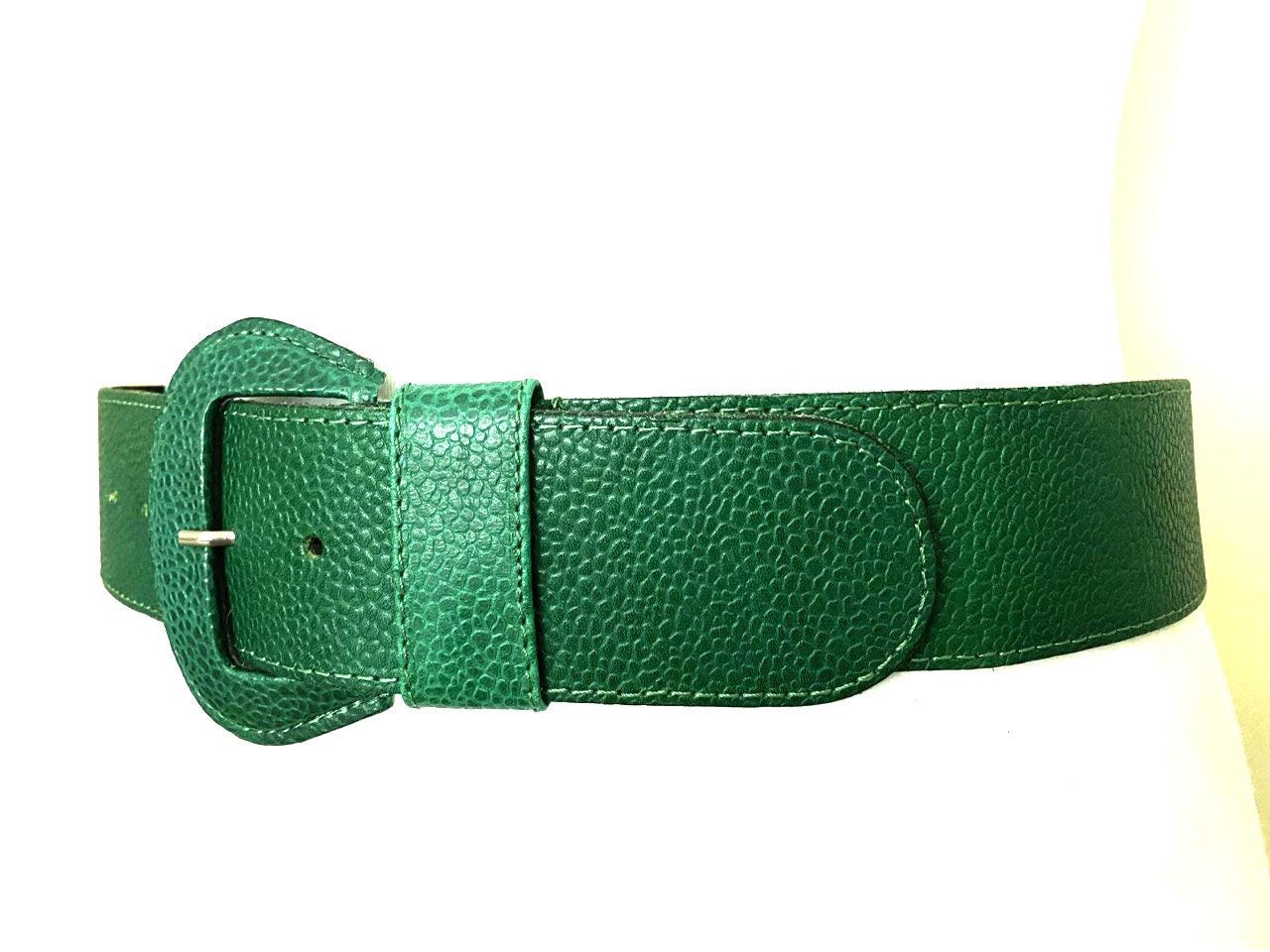 Vintage Waist Emerald Non Leather Belt, 25,6-33,5