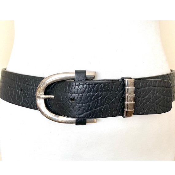 Vintage Premium Quality POST & Co Italy Made Black Leather  display picture 1