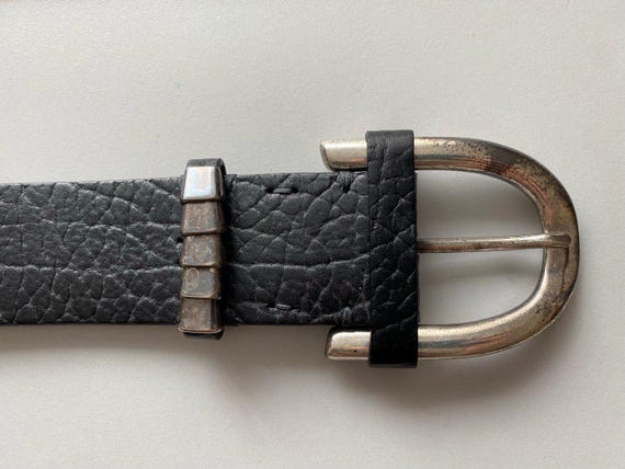 Vintage Premium Quality POST & Co Italy Made Black Leather  display picture 1