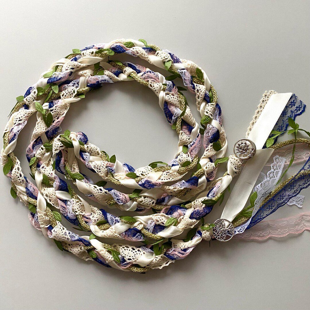 Handmade Handfasting Ribbons Custom Handfasting Cord in 5 Styles, Celtic Irish Wedding Ribbon ...