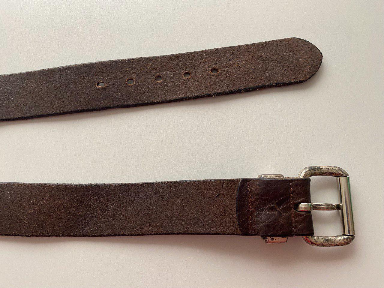 Vintage Italy Made Pebbled Leather Belt REPLAY Mens Vintage 
