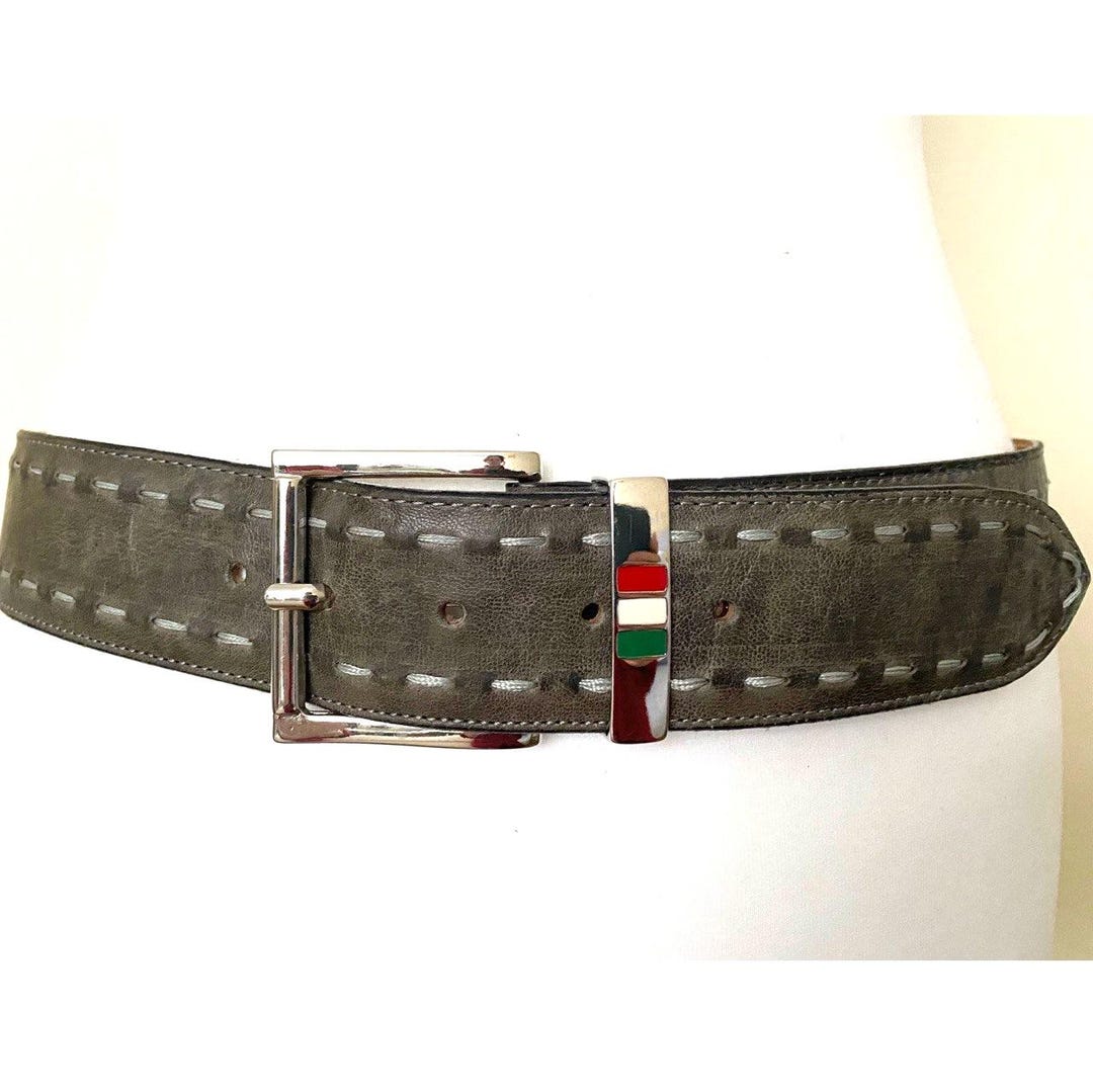Vintage Italy Made Giorgio 1958 Leather Belt, 37,4-41,3
