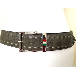 Vintage Italy Made GioRgio 1958 Leather Belt, 37,4-41,3&quot;/95-105cm