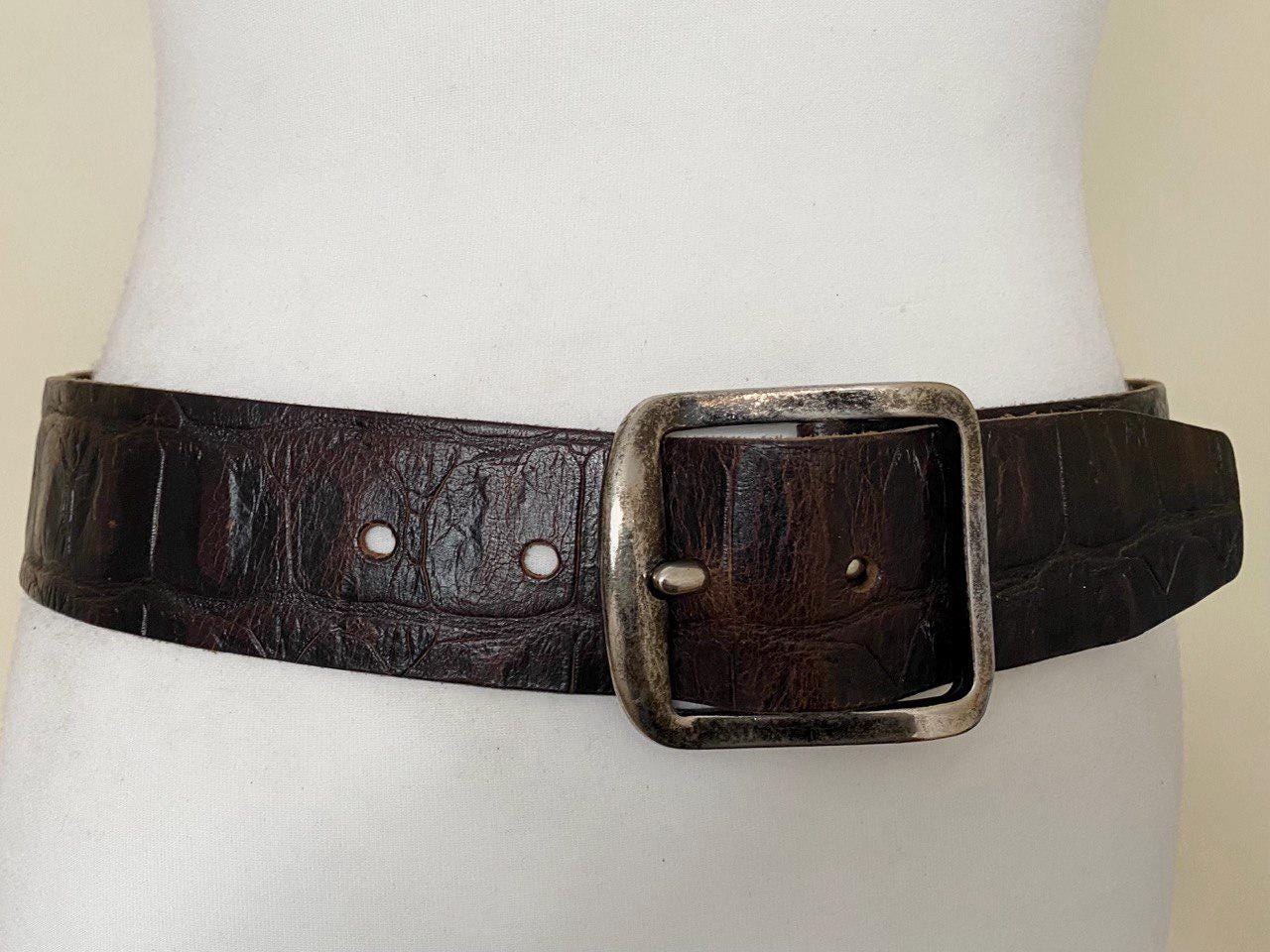 Vintage Red Label Wide Leather Belt Petrol Industries  display picture 1