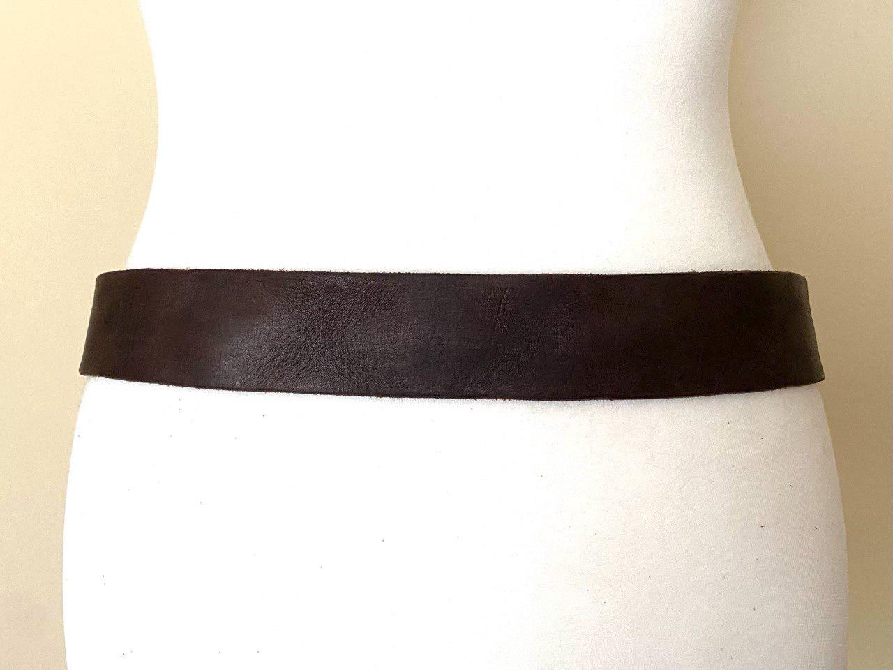 Liebeskind Belt Size 90cm Dark Brown Leather belt LIEBESKIND Green size 90 cm in Leather - 39222600 main image 3