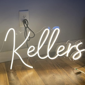 Custom LED Neon Sign: Personalized Wedding & Home Decor