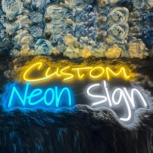 Custom LED Neon Sign: Personalized Wedding, Bar, or Home Decor