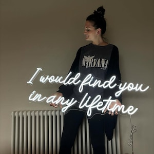 Custom Neon LED Sign: Personalized Home Decor, Neon Wall Art