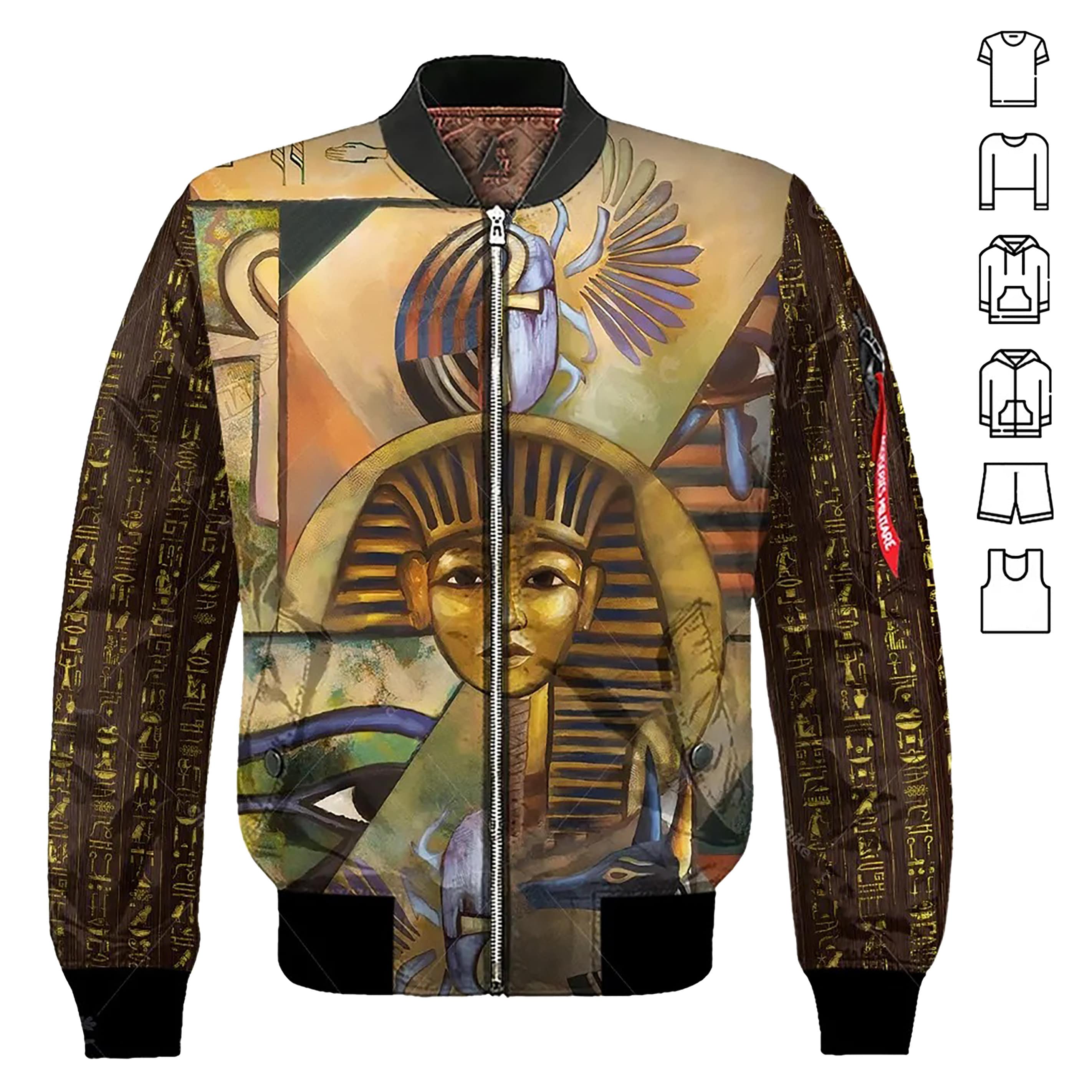 Discover Ancient Egypt 3D All Over Printed Clothes HK102 Tshirt Jacket Hoodie Sweatshirt