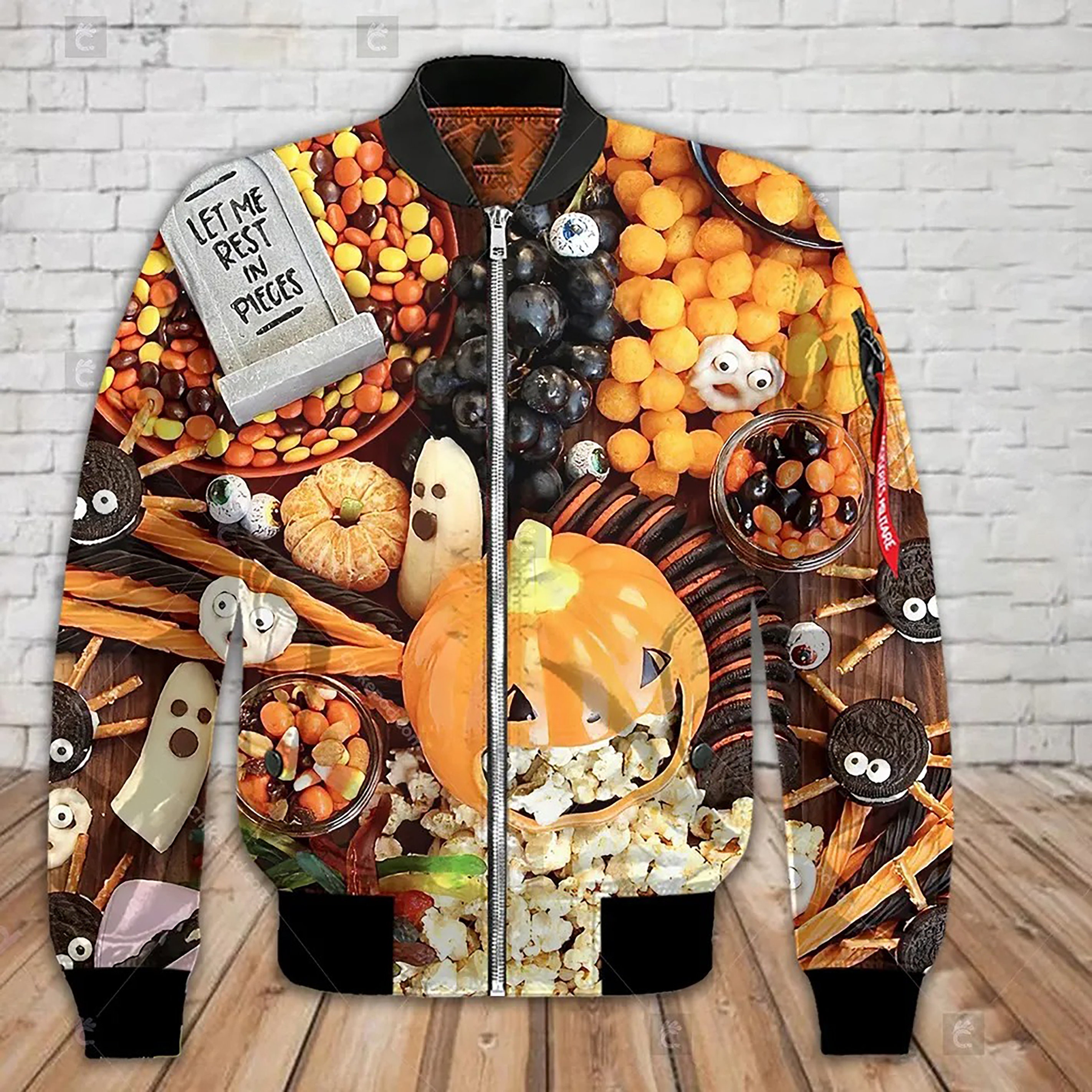 Discover Happy Halloween Pumpkin 3D All Over Printed Clothes Tshirt Jacket Hoodie Sweatshirt