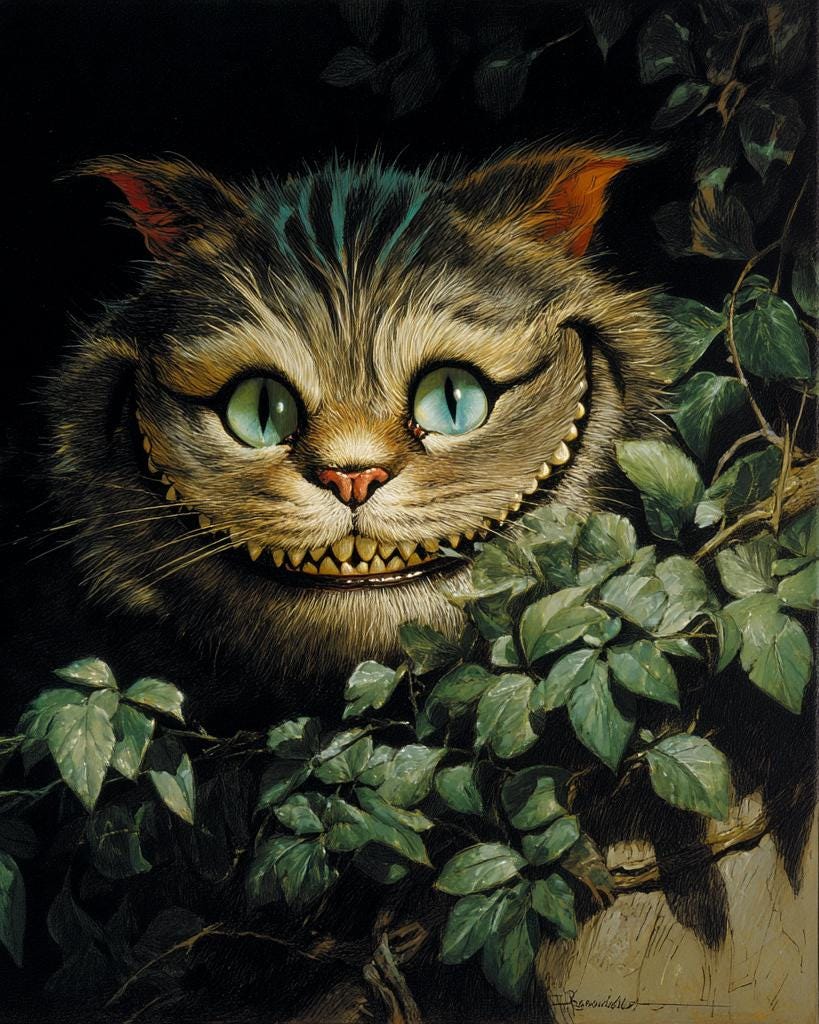 Cheshire Cat Poster - Etsy Singapore
