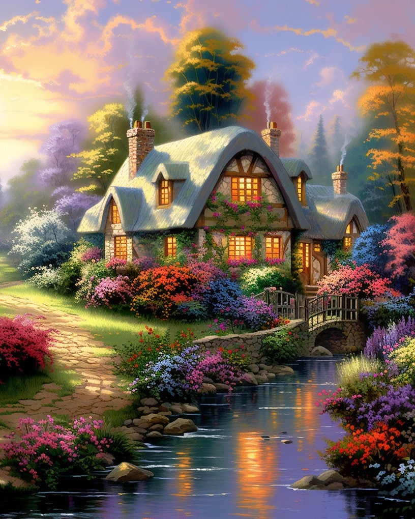 Thomas kinkade numbered prints - Etsy 日本