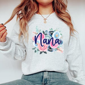 Nana Floral DTF TRANSFER