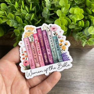 Women Of The Bible Vinyl Sticker