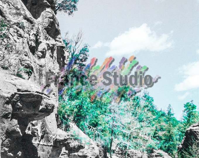 Print of an Original Photograph named 'Forecast Aqua'