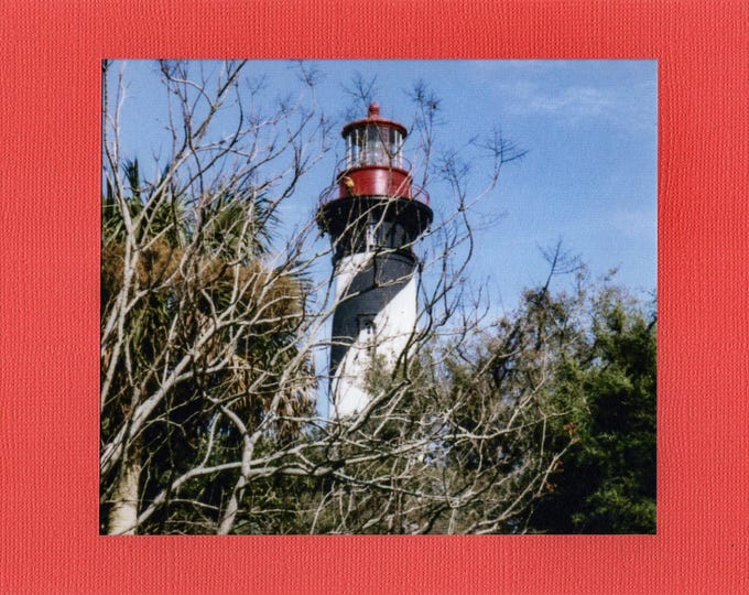 This a Print of an Original Photograph of a 'Lighthouse' in Florida 5x7