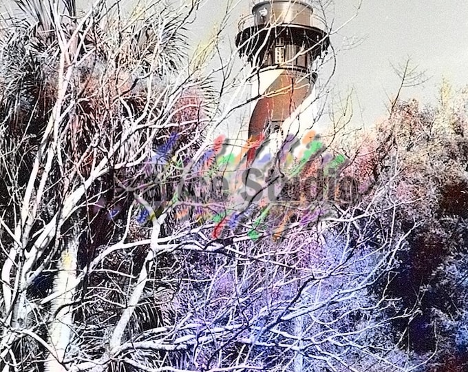 Print of an Original Photograph Named 'Lighthouse' Scene