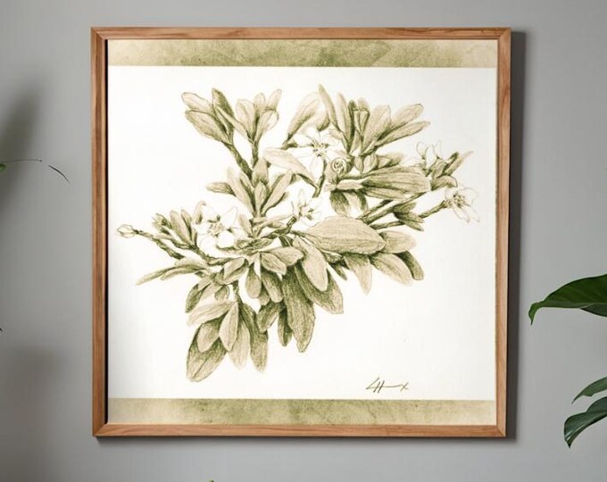 Print of a Color Pencil Drawing Named 'Sundance' Unframed 8 1/2"x11"