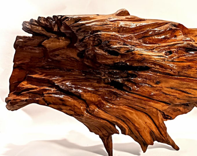 Giant Shark - abstract wood sculpture
