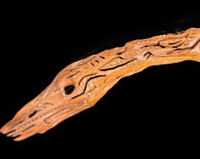 eel - abstract wood sculpture