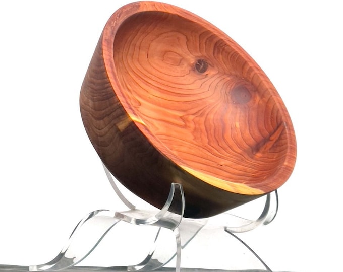 Red cedar bowl