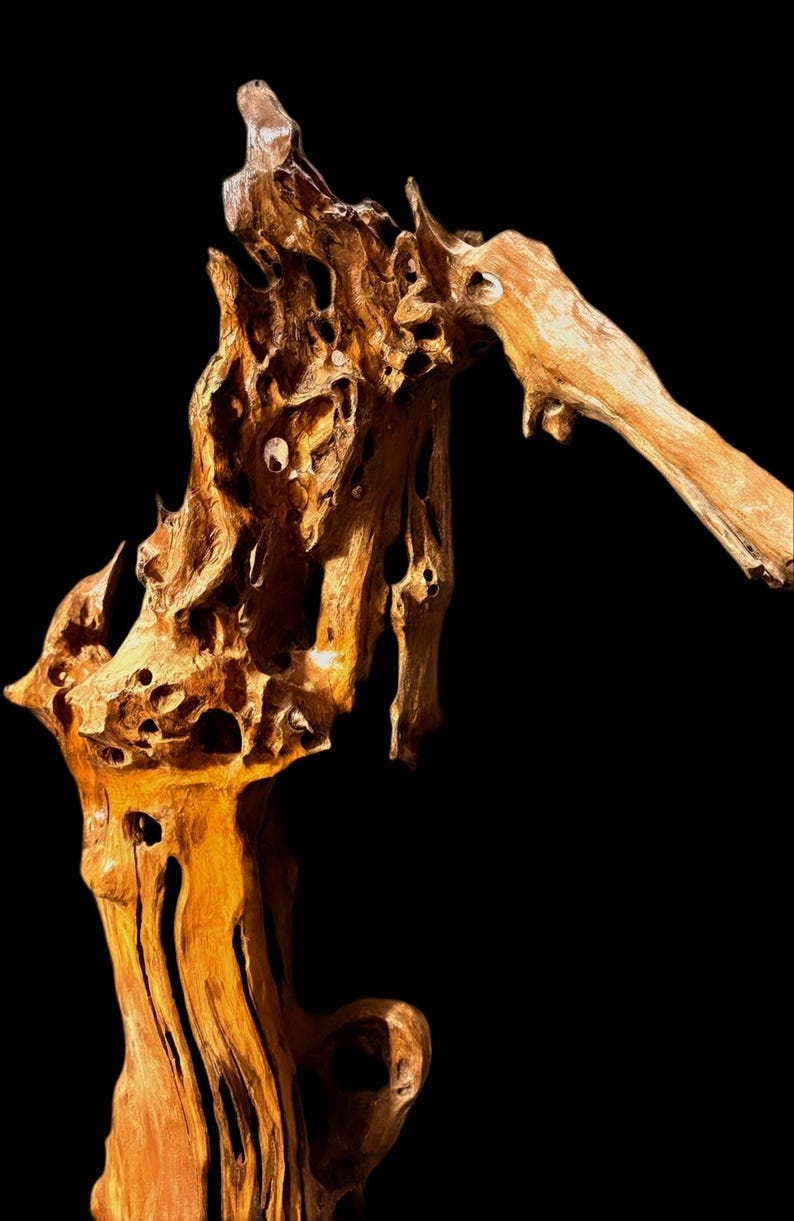 Gargoyle - Abstract Wood Sculpture - Etsy