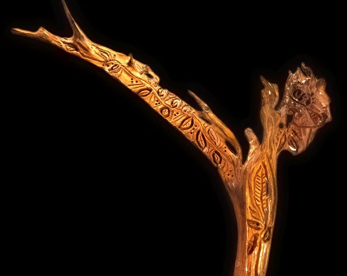 Bouquet - abstract wood sculpture