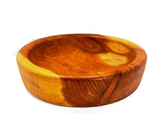 Red Cedar Bowl with rough edge details