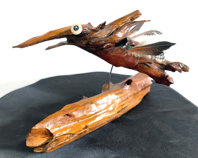 Skeeter the Mosquito - abstract wood sculpture