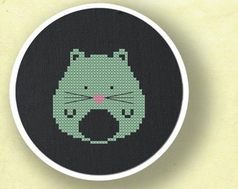 Cute Hammy. Hamster Cross Stitch PDF Pattern